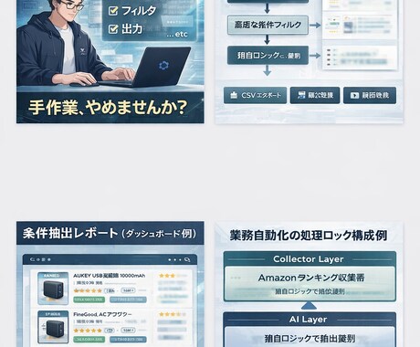 EC・物販の業務自動化を設計から構築まで対応します 物販・EC事業の業務効率化を支援します イメージ1