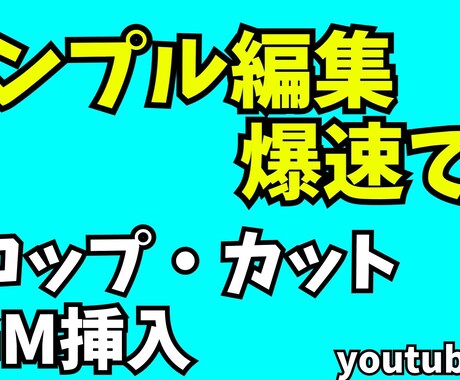 即納OK】カットテロップ込み！格安動画編集します ゆっくりやVOICEVOXを使った動画も可能！ イメージ2