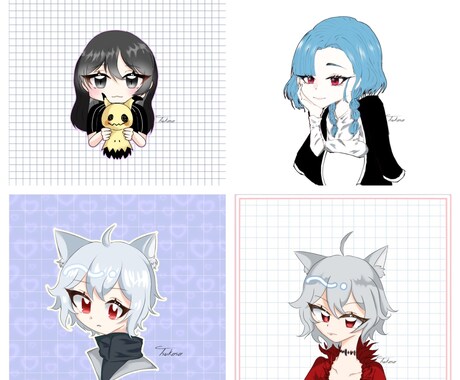SNSアイコンを描きます 他の人のアイコンとは違う良さのあるアイコンをモットーに イメージ2