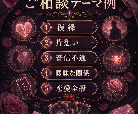 復縁・彼の気持ち　心理×霊視であの人の本音視ます 音信不通の理由・今の気持ち・連絡が来る流れを読み解きます。 イメージ2