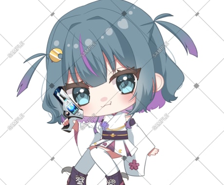 可愛いミニキャライラスト描きます カートゥーン風から可愛い系まで！ イメージ2
