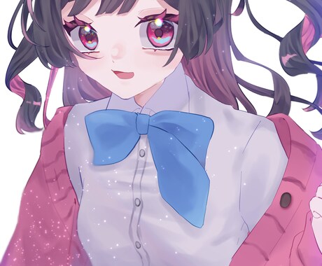 商用◎あなただけのかわいい一枚絵作成します サムネ/SNS/返礼品に！キラキラでかわいさあふれる一枚を！ イメージ2