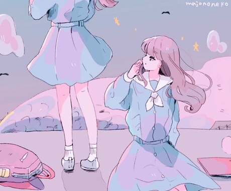 儚いサムネイルお描きします 独自の世界観でmvや配信用のイラスト制作 イメージ2