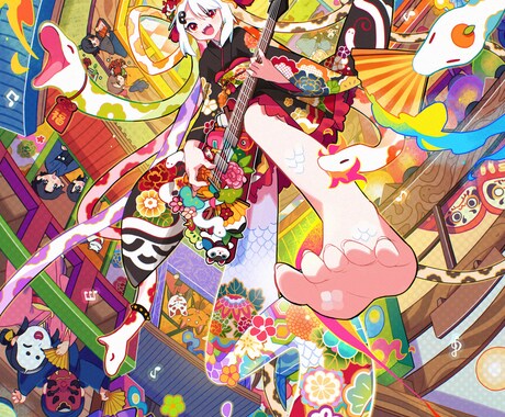 背景ありのアニメ調一枚イラストを制作いたします 商業利用可能！MVイラスト、キービジュアル、書籍、動画用など イメージ2