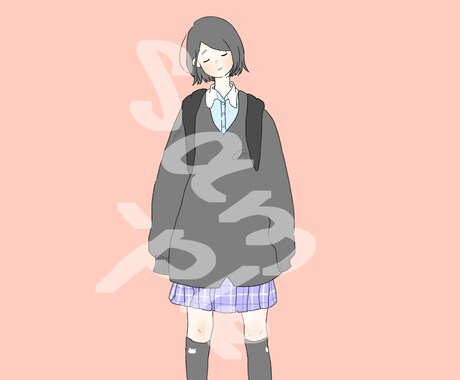 あなたを優しい雰囲気で描きます ふんわりとしたイラストを希望のあなたへ イメージ1