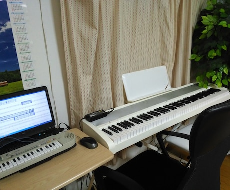 ボーカロイドとピアノ生演奏で曲を制作します お好きな曲を、伴奏付きでボーカロイドに歌わせてみませんか？ イメージ1