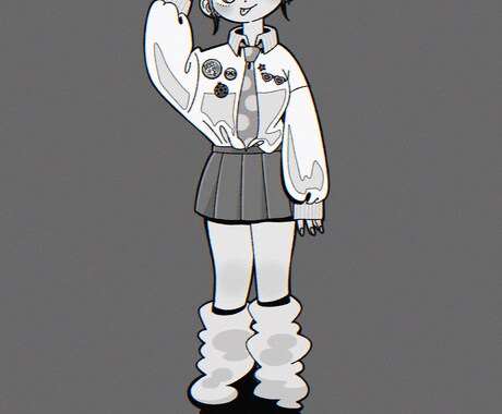 シンプル&ポップな可愛い人物イラスト描きます アイコンに最適！派手すぎず可愛らしく、様々な場面で使えます！ イメージ2