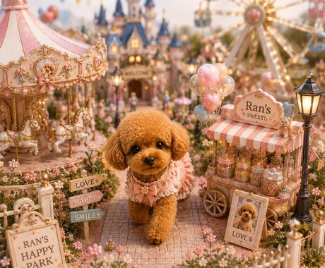 ウチの子を可愛い世界観に加工します 写真1枚で可愛く変身します〜♡♡ イメージ2