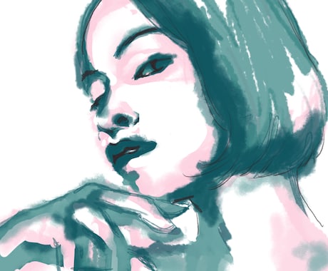 あなたの本質を雰囲気似顔絵で表現します あなたは本当は自信を持っています イメージ2