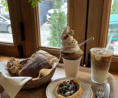 韓国のおしゃれなカフェ•スポットを撮影いたします 韓国在住!インスタ映えするカフェの撮影をお手伝いいたします イメージ2