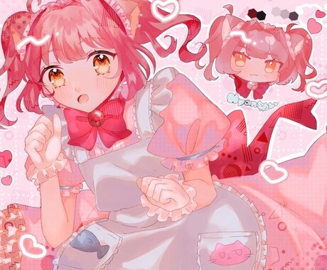 イラスト作成、キャラクターデザイン受け付けてます 可愛い女の子を描いて欲しい方は是非！ イメージ2