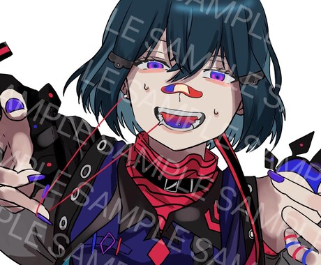 動画のサムネイル、MVイラストのご依頼請けてます あなたのキャラの魅力を引き出して描きます！ イメージ2