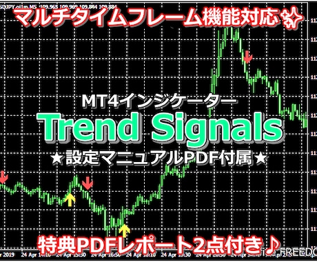 トレンド判断に役立つ有能インジケーターを提供します リペイント無し⭕MTF機能で多彩な分析や環境認識が可能です イメージ1