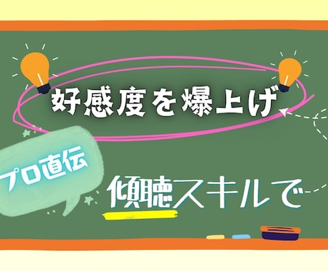 傾聴スキルをお教えします ビデオチャットで顔を見ながらお教えします。 イメージ1