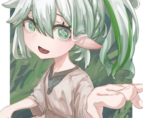 実績作りで今だけお得！SNS向けイラストを描きます アイコン、MV・歌ってみた、動画サムネから差分あり立ち絵まで イメージ1