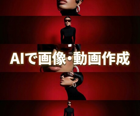 AIで“理想のビジュアル”を作ります 商品・モデル・ロゴ・動画・世界観まで自由自在へ イメージ1