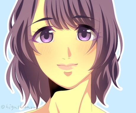 可愛い、カッコいいアイコン制作します ハッキリとしたアニメ塗りがお好きな方は是非！ イメージ2