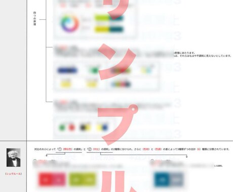 色彩検定1級1次の試験対策ノート販売します 私自身がこのノートの内容で合格したので精度には自信アリ イメージ2