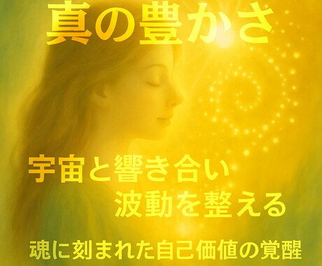 真の豊かさ：心を癒し富を迎える光の伝授いたします 優しい光で満たし、自然にゆるめた心で豊かさを引き寄せ イメージ1