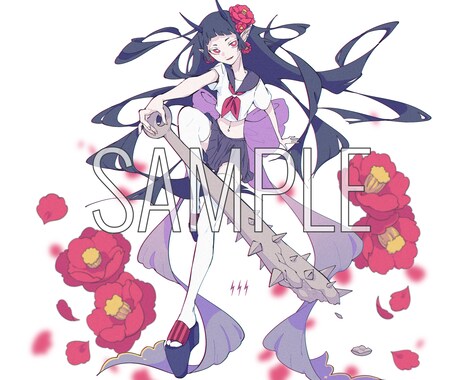 人物キャラの一枚絵お描きます 商用利用もOKの人物の全身イラストお描きします イメージ2
