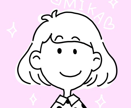 ゆるゆるテイストな似顔絵お描きします ！SNSアイコン等にゆるくてオシャレな似顔絵いかがですか？ イメージ1