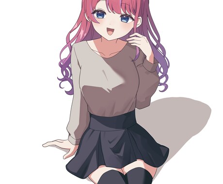 可愛い女の子描きます 最低価格の2000円で超可愛いイラスト描きます〜！ イメージ1