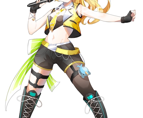 VTuberや配信者向け！全身イラスト描きます 商用利用可！キービジュアル、アクスタなどにどうぞ！ イメージ2