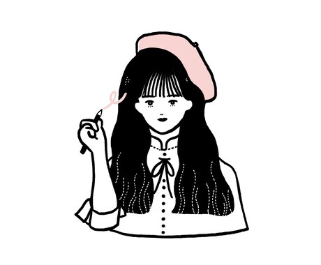 現役デザイナーが、お洒落イラスト・似顔絵を描きます お洒落でレトロな雰囲気。似顔絵やアイコン、プレゼントに！ イメージ2