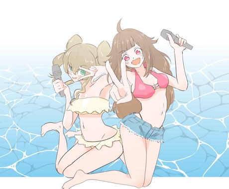アニメ塗イラストを描きます Vtuber好きがあなた専用のイラストをご用意します イメージ2