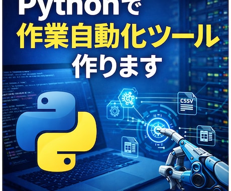Pythonで作業自動化ツール作りますます 面倒な作業をPythonで自動化 イメージ1