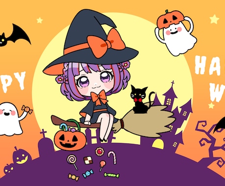 ハロウィン量産アニメーション作成いたします イメージ1