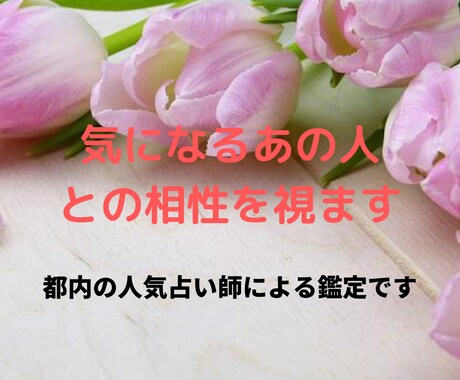 ズバっと当たる鑑定　お相手との相性を鑑定します 都内の人気占い師による霊視鑑定です イメージ1
