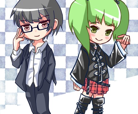 かわいいデフォルメキャラのアイコン描きます 【商用可】ポーズや絵柄など、お気軽にご相談ください！ イメージ1
