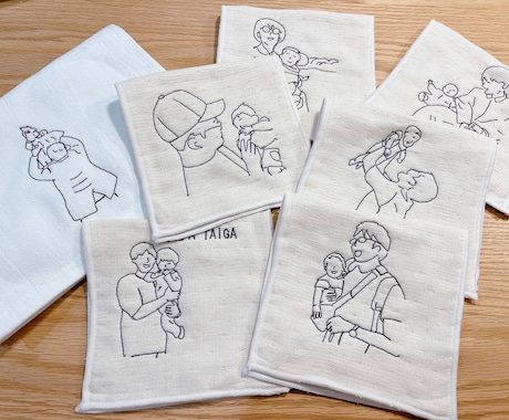 イラストやロゴの刺繍データ作ります オリジナルのロゴやイラストを刺繍に！ イメージ2