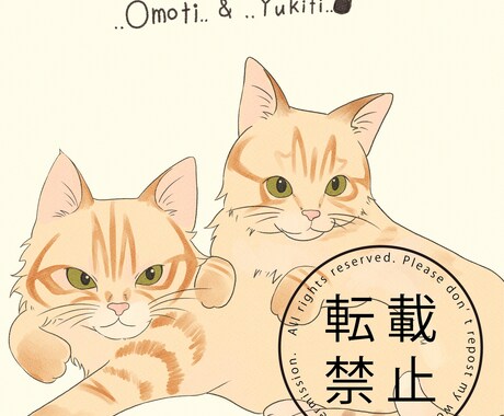 可愛いペットをイラストにします シンプルだけど似てる！ゆるゆるの絵からスケッチ調まで対応 イメージ2