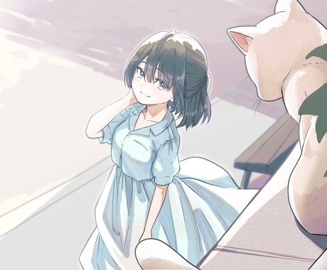 イラスト制作のご依頼お待ちしております 【商用利用〇】サムネイル・MV・ジャケットイラストに！ イメージ2