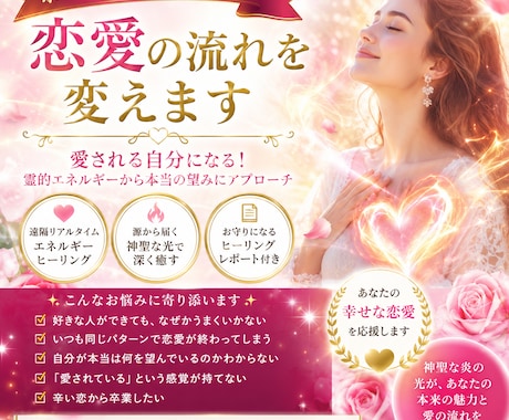 ホーリーファイヤレイキで恋愛の流れを変えます 愛される自分になる！霊的エネルギーから本当の望みにアプローチ イメージ1