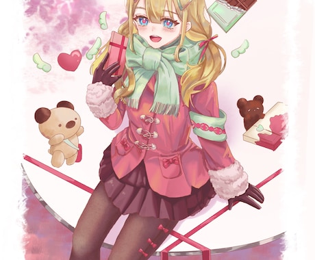 可愛いイラスト制作いたします 立ち絵、アイコン、1枚絵などなど何でもおまかせください！ イメージ1