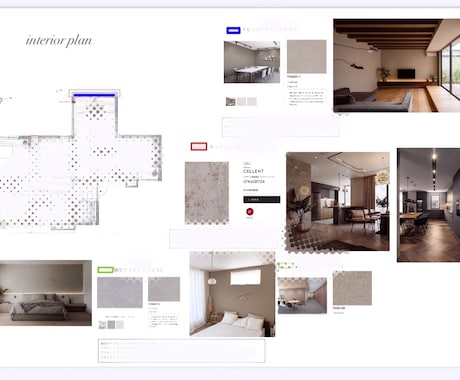 現役ICが一軒丸ごと壁紙提案やCGパース作成します 総販300件以上家具内装全てインテリアコーディネートお任せ イメージ2