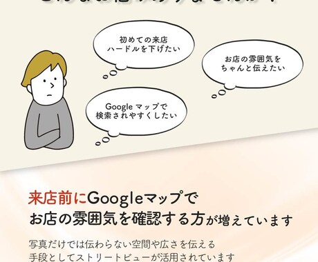 Googleストリートビューを撮影します 編集から公開まで柔軟に対応します。※関東のみ イメージ2