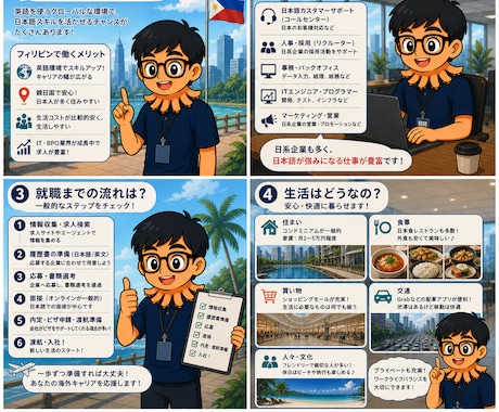 フィリピン就職希望者にキャリアアドバイスをします フィリピンで働きたいそこのあなたへ イメージ1
