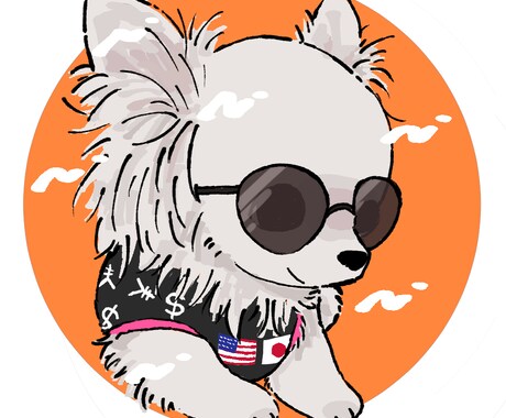 大切な家族をイラストに！動物のイラスト作成します 【6月限定価格】SNSやブログのアイコンにおすすめ♪ イメージ2