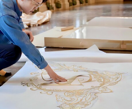 ルイヴィトンが認めた芸術家がロゴ制作を承ります 世界で活躍する芸術家が唯一無二のロゴを制作いたします。 イメージ2