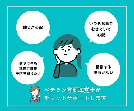 在宅介護の食事・飲み込みの相談受けます もう食事で悩まない。在宅介護の飲み込み相談室。 イメージ2