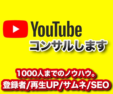 登録２万人以上のYouTuberがコンサルします ２万人のチャンネル運営。経験談をもとに徹底サポートします。 イメージ1