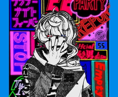 キャラクターなど描きます 1枚絵からアイコンまで何でもOK！ イメージ1
