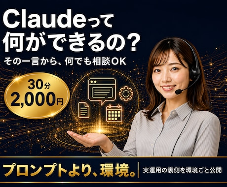 30分⭐Claude活用実践中の環境丸ごと見せます Chat/Cowork/Code対応|AIと運営する裏側公開 イメージ1