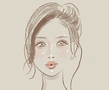 競合と差をつける大人可愛いSNSアイコンを描きます あなたの魅力を120%引き出します イメージ2