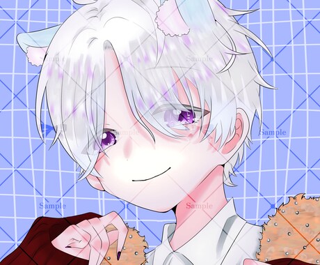 立ち絵〜1枚絵までイラスト描きます 配信アプリの立ち絵、YouTubeのサムネイルなどに使用可能 イメージ2