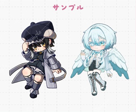 かわいいSDイラスト作成します 商用利用◎あなたのキャラクターをかわいいSDイラストに！ イメージ2